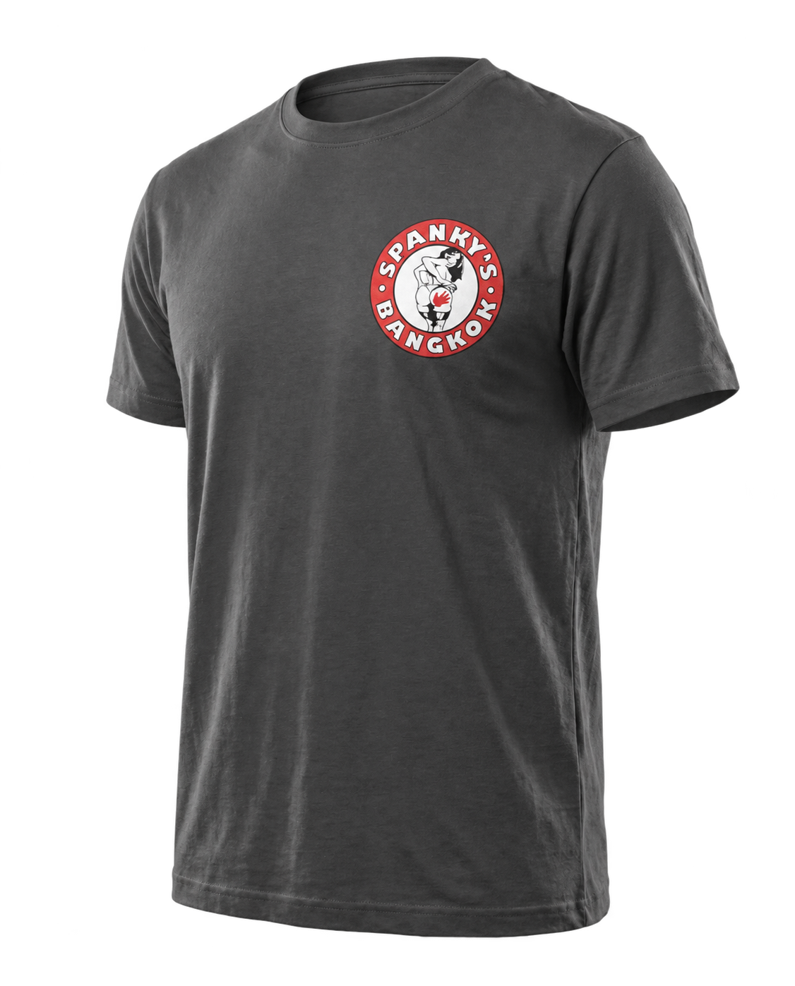 Chest Hit Tee — Charcoal