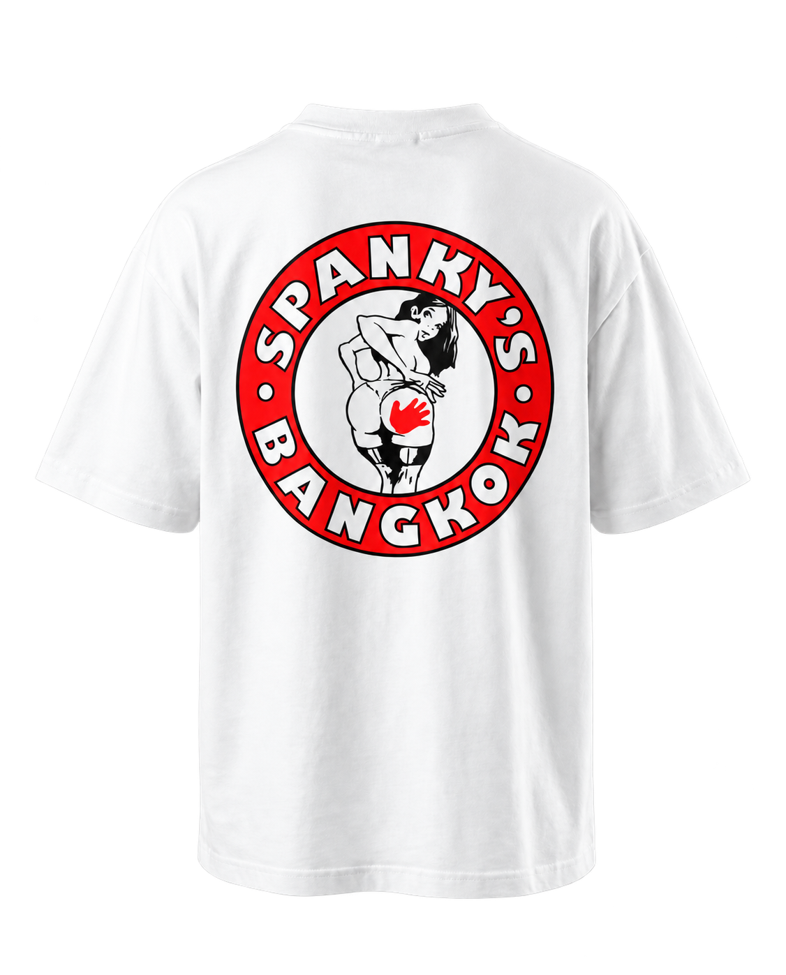 ロゴTシャツ — ホワイト・バックプリント